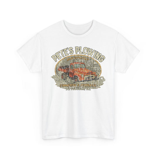 Petes Plowing Pittsburgh Pennsylvania Nostalgic T-shirt