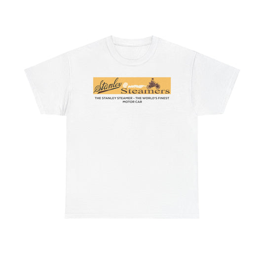 Stanley Steamers The World's Finest Motor Car Vintage Logo T-shirt