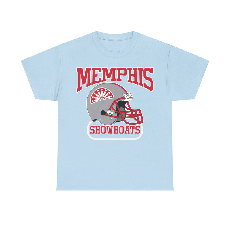 Load image into Gallery viewer, Memphis Showboats Tennessee Helmet Logo Football Team T-shirt
