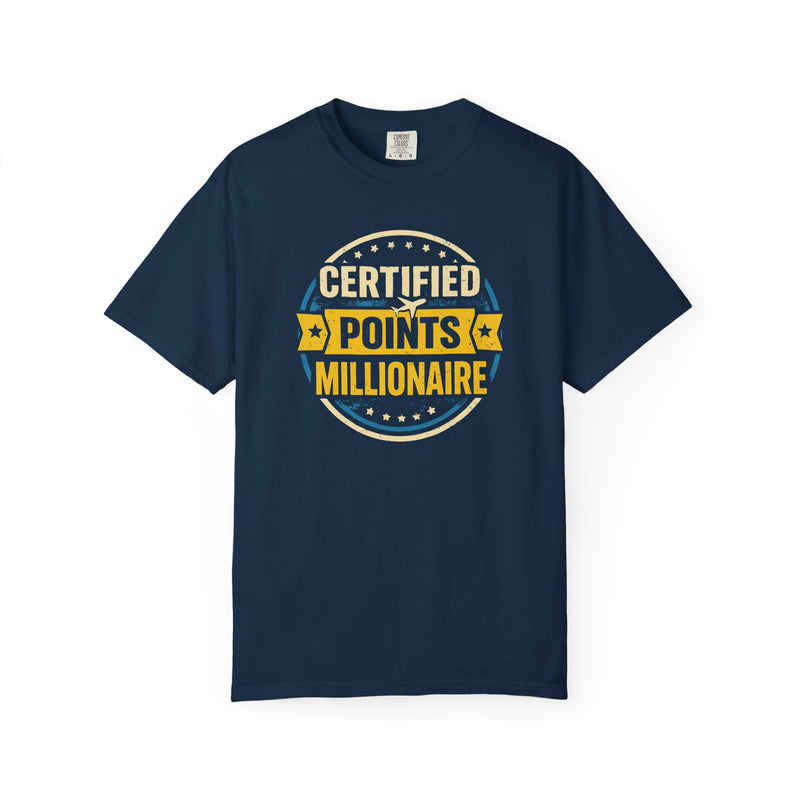 Load image into Gallery viewer, Certified Points Millionaire Credit Card Points Travel T-shirt
