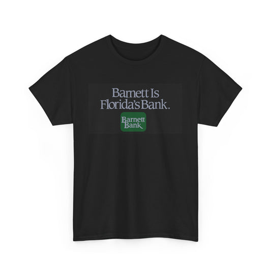 Barnett Bank Florida's Bank T-Shirt - Regional Banking Logo - Florida