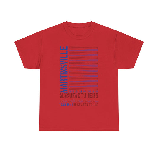 Martinsville Manufacturers Est 1934 Virginia Baseball T-shirt