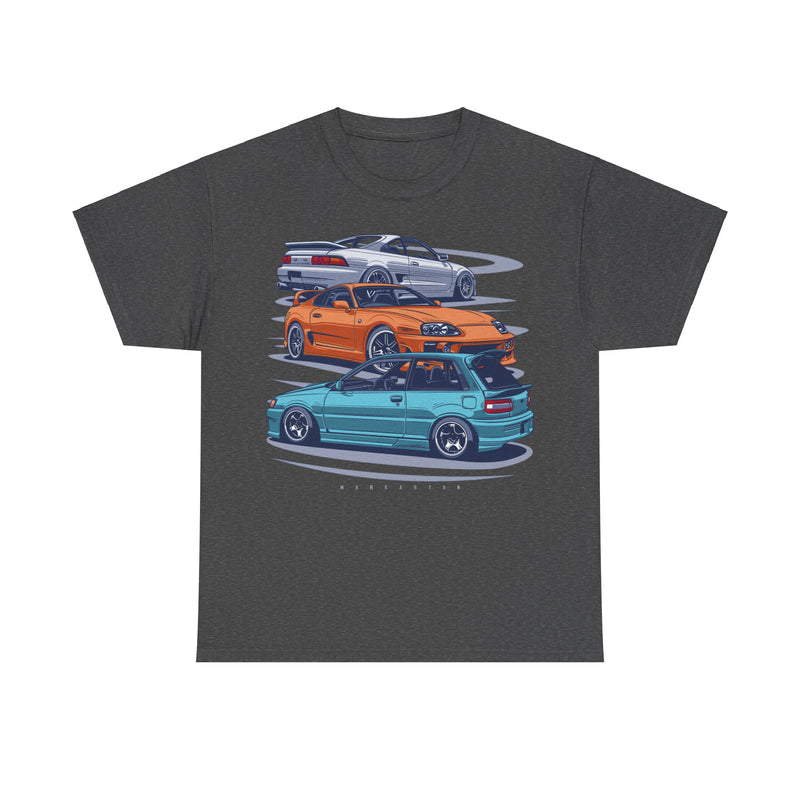 Load image into Gallery viewer, Toyota Starlet Supra MR2 Car T-shirt
