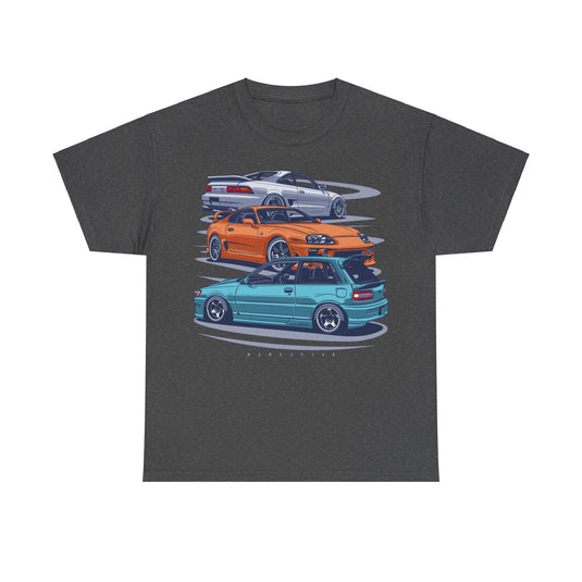 Toyota Starlet Supra MR2 Car T-shirt