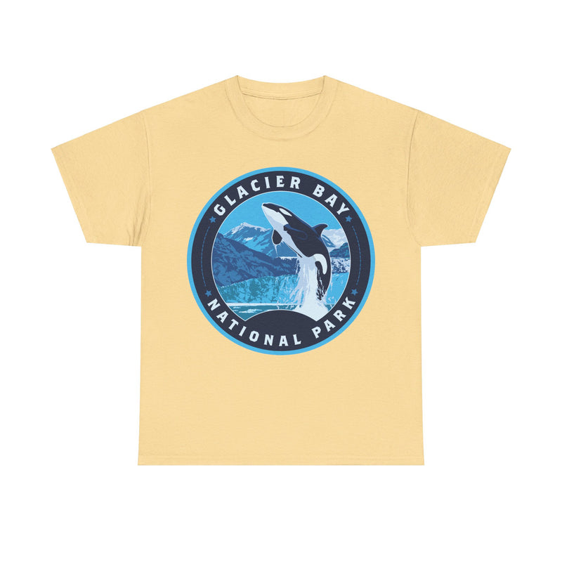 Load image into Gallery viewer, Glacier Bay National Park Alaska Round Logo T-shirt
