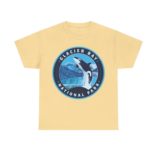 Glacier Bay National Park Alaska Round Logo T-shirt