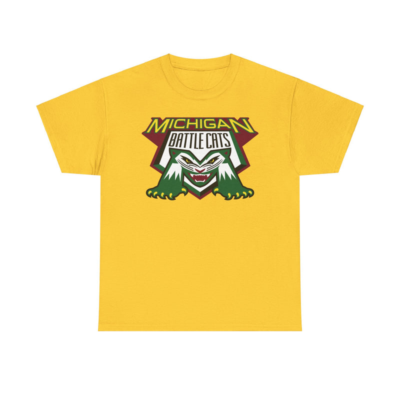 Load image into Gallery viewer, Michigan Battle Cats Midwest League 1995-2002 Baseball T-shirt
