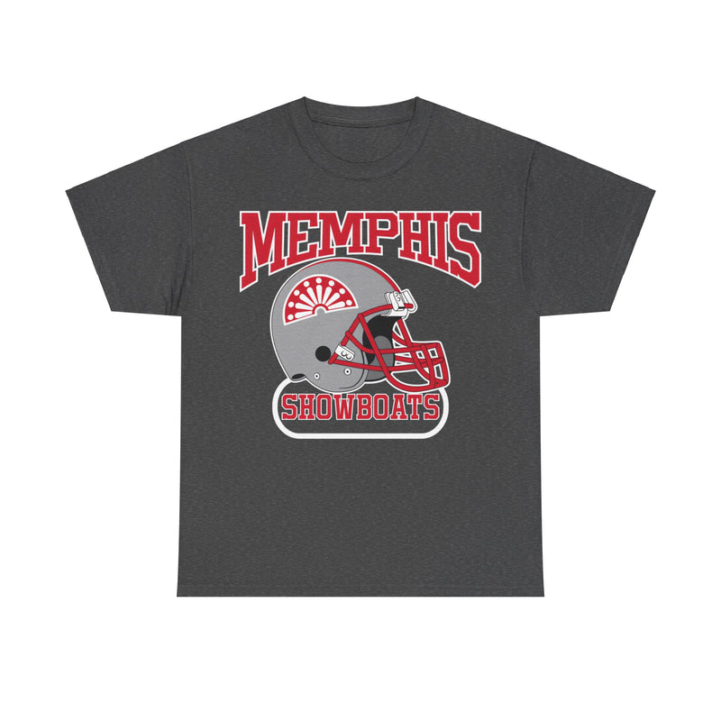 Load image into Gallery viewer, Memphis Showboats Tennessee Helmet Logo Football Team T-shirt
