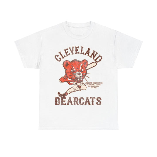 Cleveland Bearcats Nostalgic Retro Baseball Team T-shirt