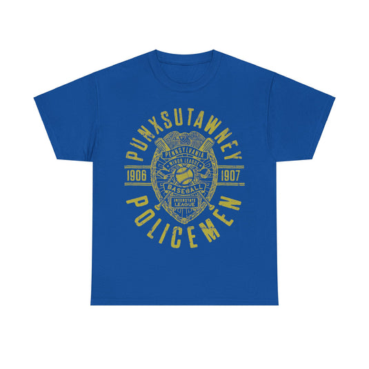 Punxsutawney Policemen Pennsylvania Baseball T-shirt