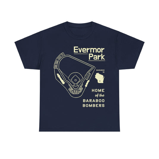 Evermor Park Baraboo Bombers Nostalgic Retro T-shirt