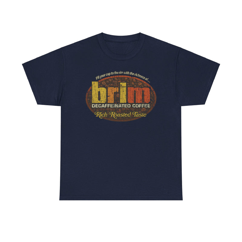 Load image into Gallery viewer, Brim Decaffeinated Coffee Nostalgic Logo T-shirt
