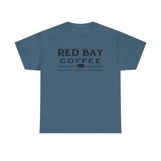 Red Bay Coffee T-Shirt Defunct Coffee Roaster Bankrupt Company Logo Tee