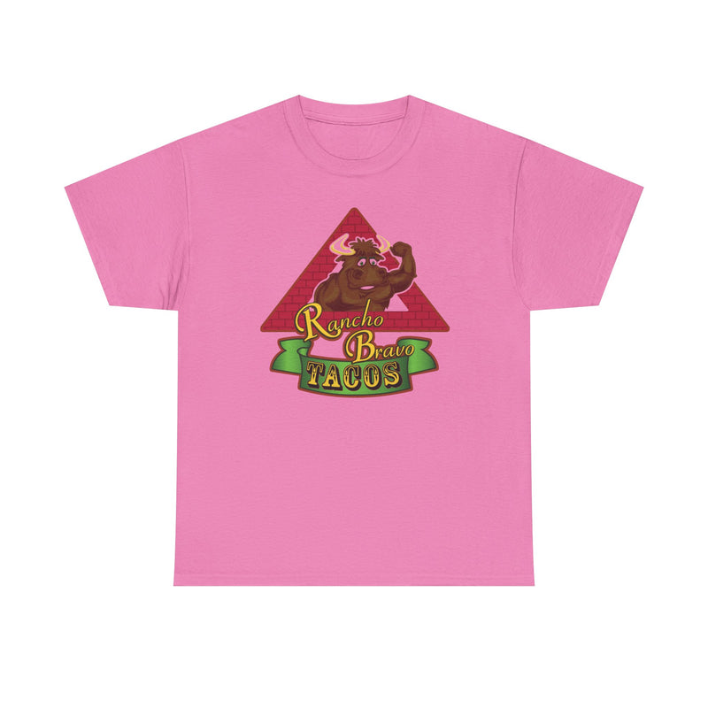 Load image into Gallery viewer, Rancho Bravo Tacos T-Shirt - Taco Restaurant Industry Defunct Tee
