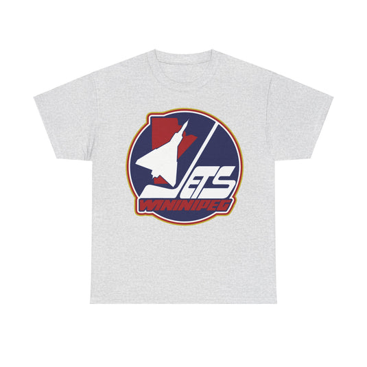 Winnipeg Jets Red Blue Logo Hockey Team T-shirt