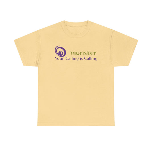 Monster Worldwide T-Shirt - Job Search Employment Industry Logo Tee
