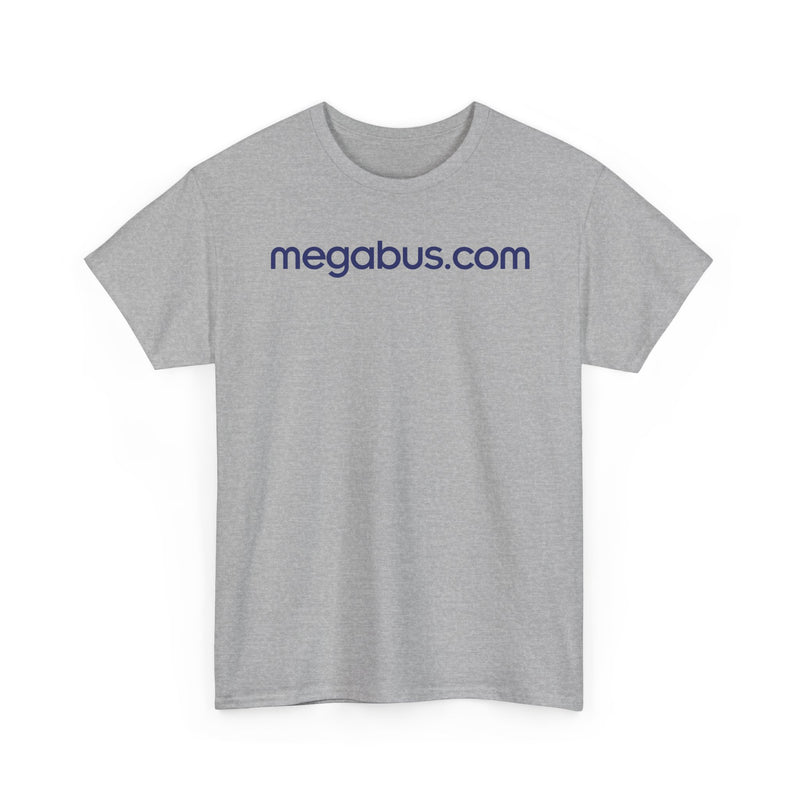 Load image into Gallery viewer, Megabus.com Defunct Bus Service T-Shirt Budget Travel Transportation Company Tee

