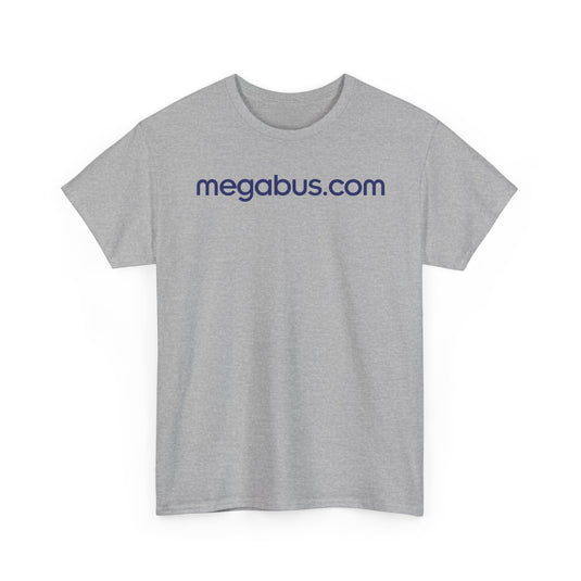 Megabus.com Defunct Bus Service T-Shirt Budget Travel Transportation Company Tee