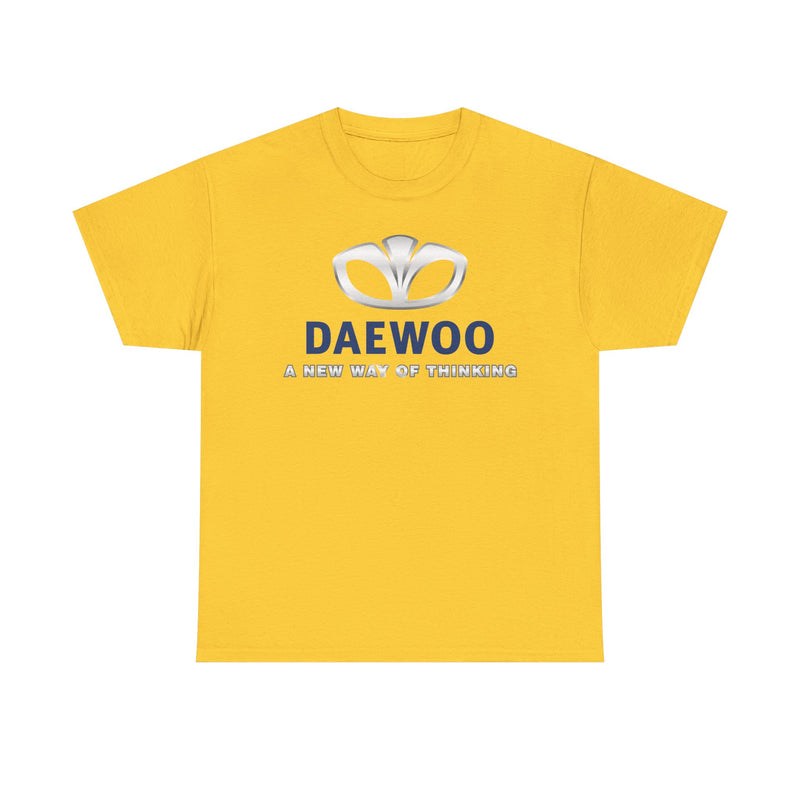 Load image into Gallery viewer, Daewoo A New Way of Thinking Korean Auto Brand T-shirt
