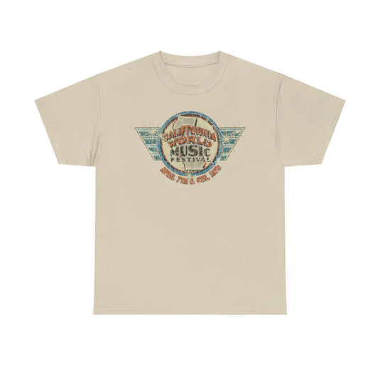 CaliFFornia World Music Festival 1979 Nostalgic T-shirt