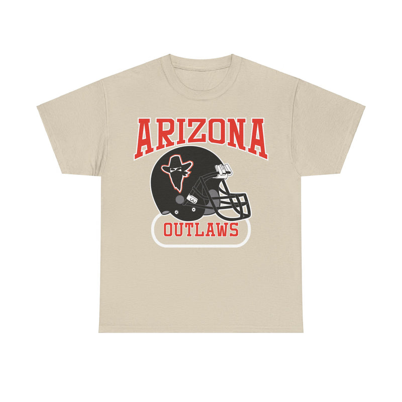 Load image into Gallery viewer, Arizona Outlaws Helmet Logo Football Team T-shirt
