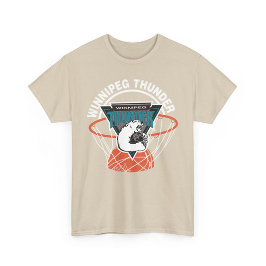Winnipeg Thunder Basketball 1992-1994 World Basketball League T-shirt