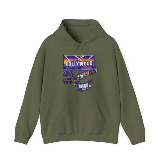 Hollywood Video Retail Movie Store Nostalgic Logo Pullover Hoody