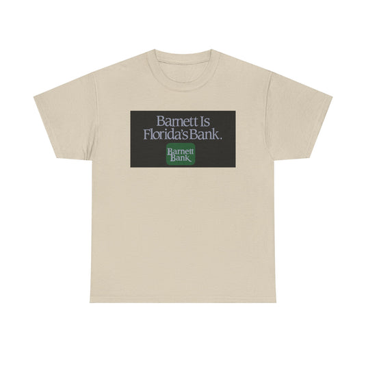 Barnett Bank Florida's Bank T-Shirt - Regional Banking Logo - Florida