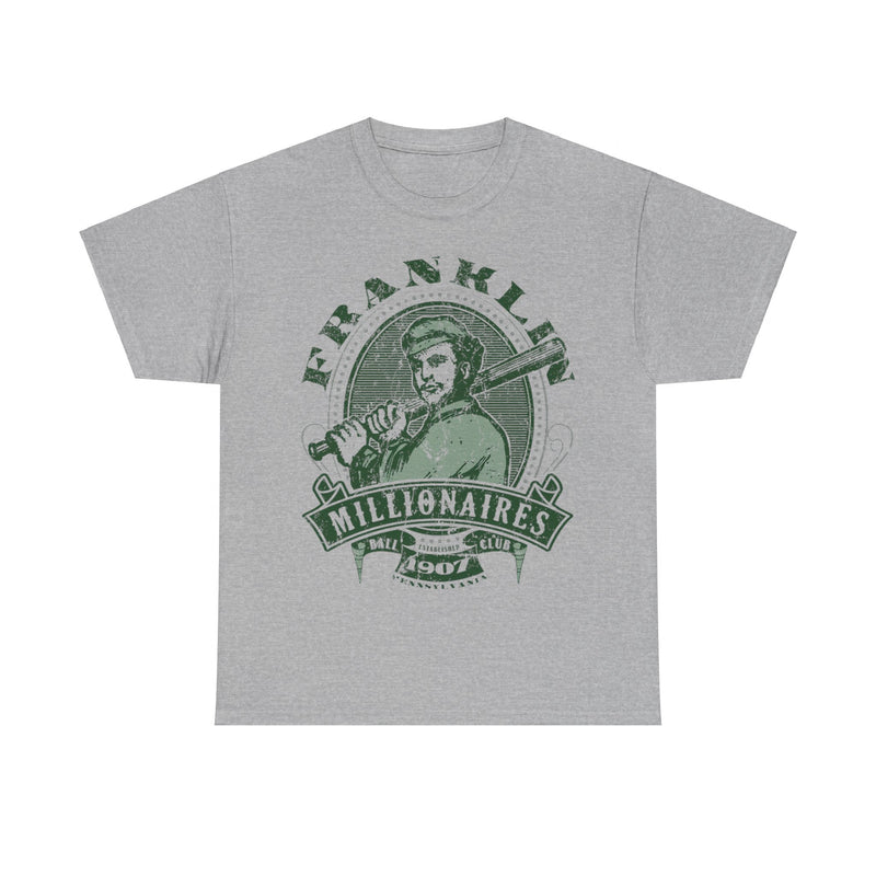 Load image into Gallery viewer, Franklin Millionaires Est 1907 Pennsylvania Baseball T-shirt
