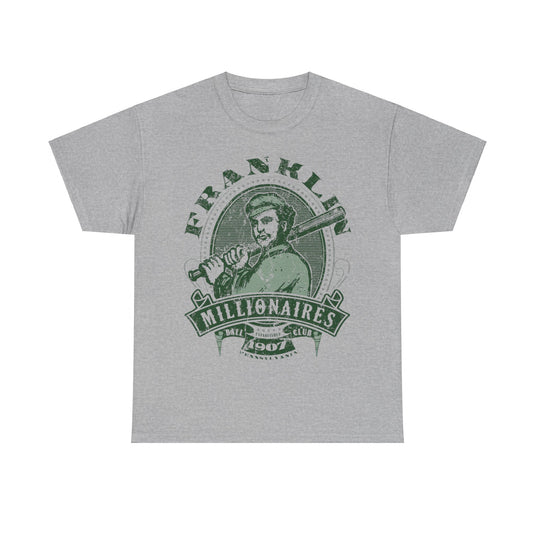 Franklin Millionaires Est 1907 Pennsylvania Baseball T-shirt