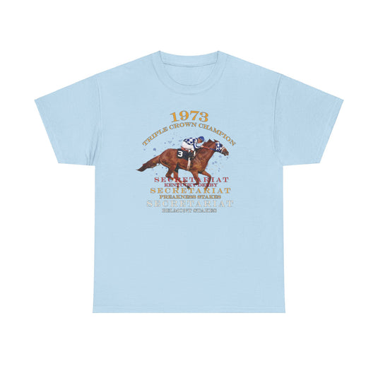 Triple Crown Champion Secretariat 1973 Nostalgic Retro T-shirt