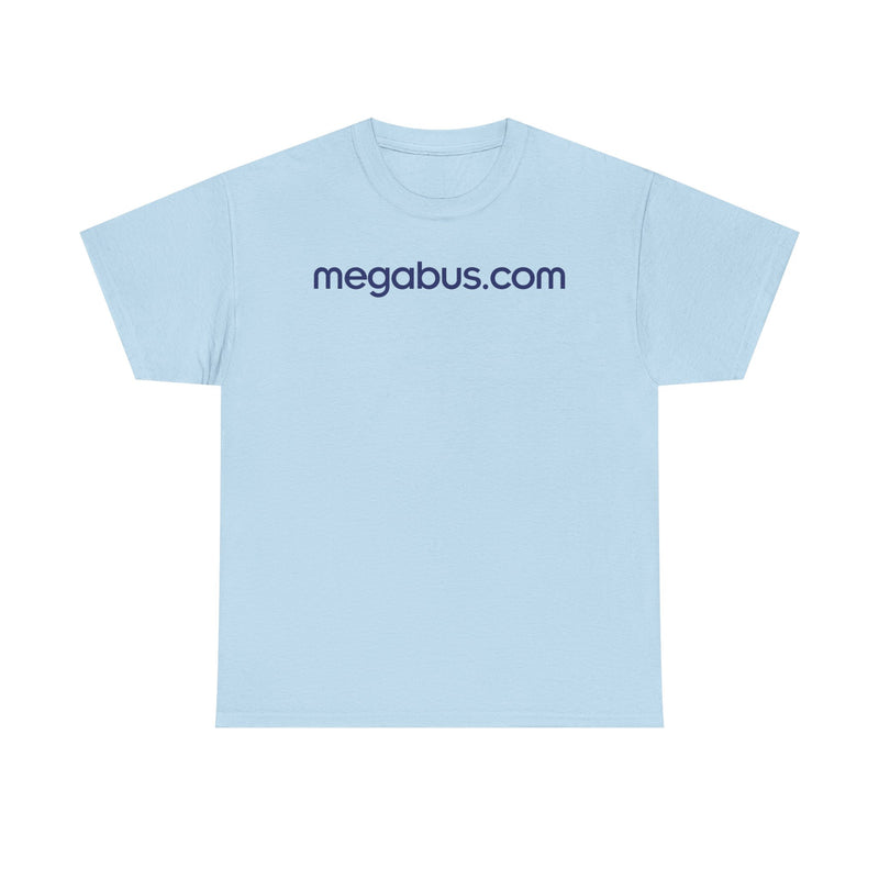 Load image into Gallery viewer, Megabus.com Defunct Bus Service T-Shirt Budget Travel Transportation Company Tee

