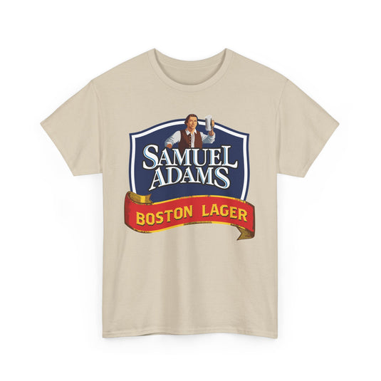 Samuel Adams Boston Lager Beer Logo Massachusetts T-Shirt