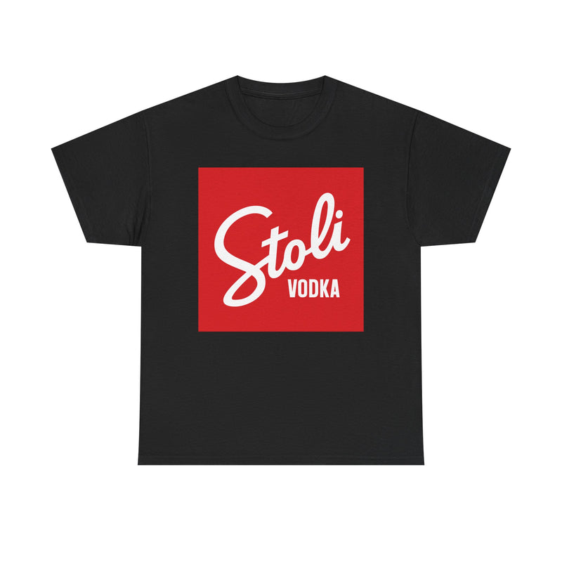 Load image into Gallery viewer, Stoli Vodka T-Shirt - Spirits Beverage Industry Bankrupt Logo Tee
