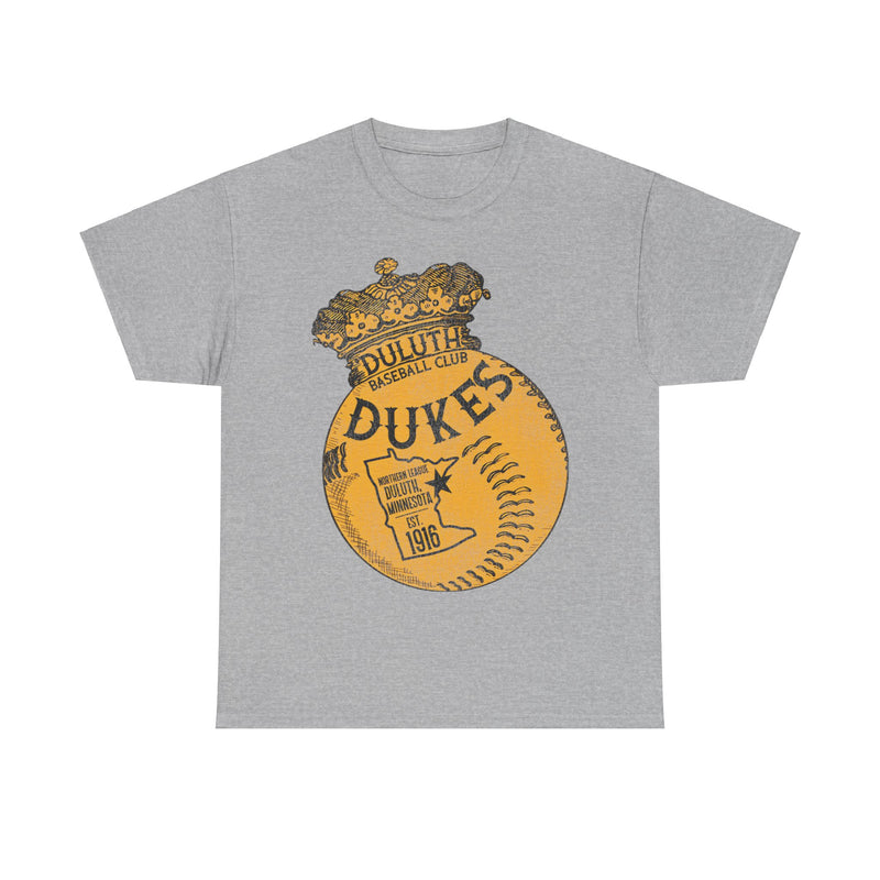 Load image into Gallery viewer, Duluth Dukes Nostalgic Retro Baseball Team T-shirt
