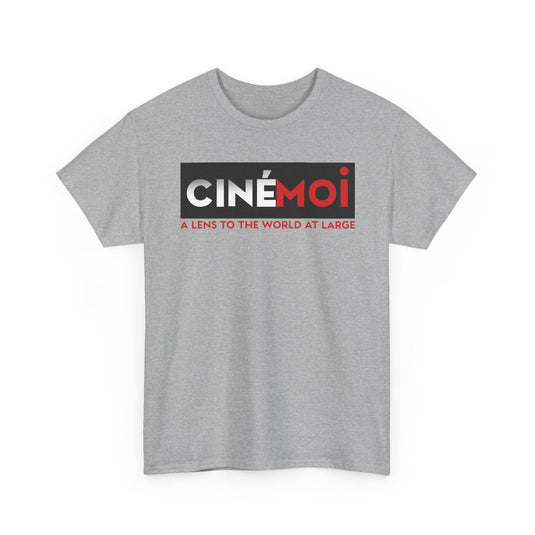 Cinemoi A Lens To The World At Large Logo Graphic T-Shirt Rare Defunct Brand Tee