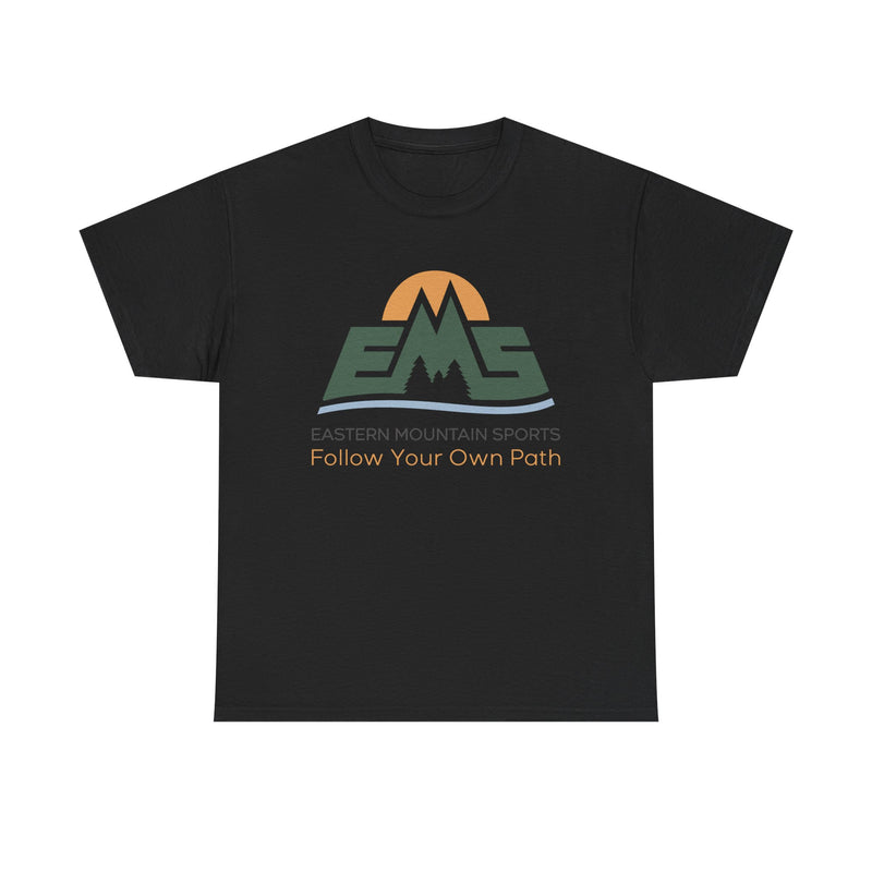 Load image into Gallery viewer, Eastern Mountain Sports T-Shirt Defunct Outdoor Retailer Follow Your Own Path Tee
