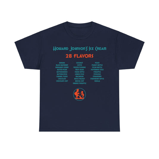 Howard Johnsons Ice Cream 28 Flavors Restaurant T-shirt