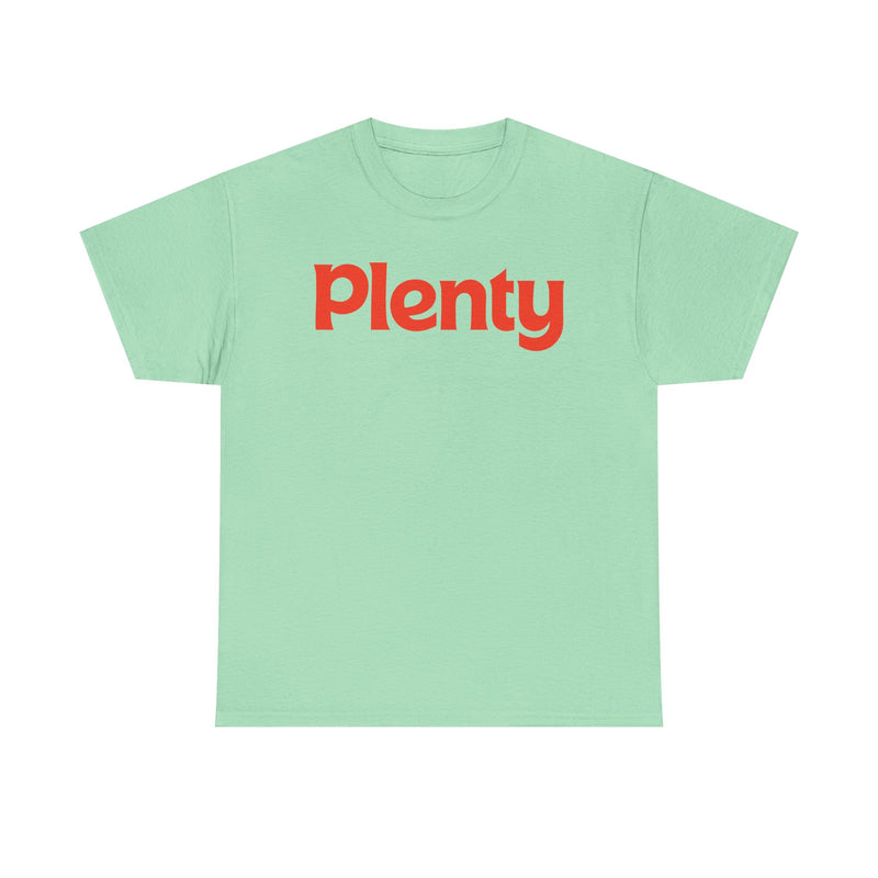 Load image into Gallery viewer, Plenty Unlimited T-Shirt Defunct Vertical Farming Bankrupt Company Logo Tee
