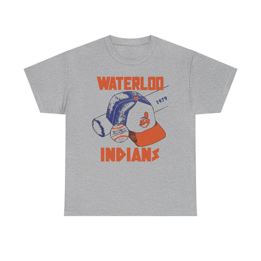 Waterloo Indians Baseball 1977-1988 Iowa T-shirt