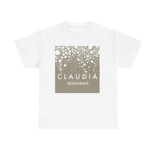 Claudia Restaurant T-Shirt - Fine Dining Industry Defunct Logo Tee