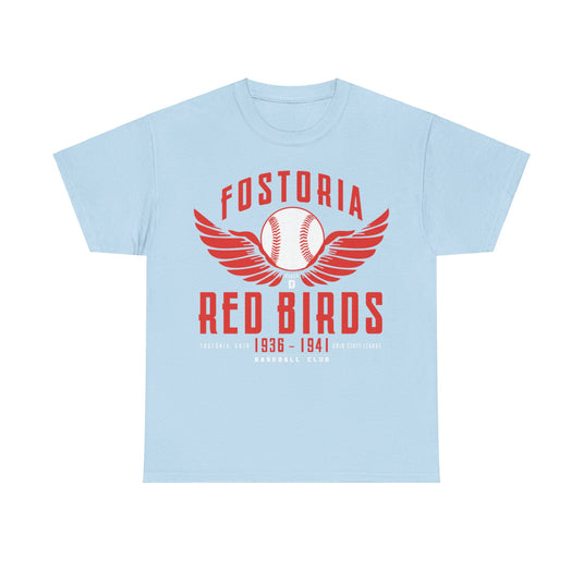 Fostoria Red Birds Est 1936 Ohio Baseball T-shirt