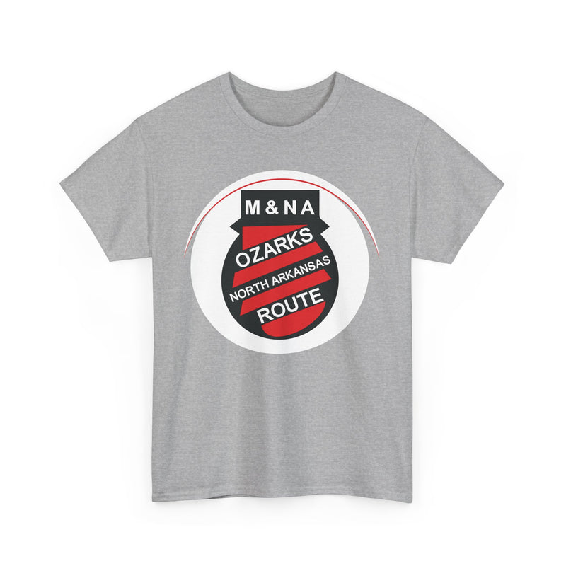 Load image into Gallery viewer, Missouri Arkansas Ozarks North Arkansas Route Railroad Logo T-Shirt
