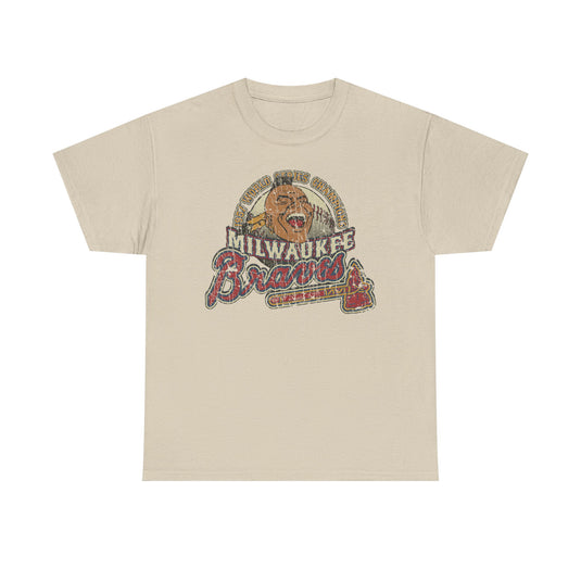 Milwaukee Braves World Champions Baseball Team T-shirt