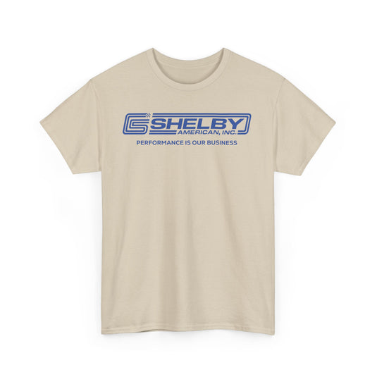 Shelby American Inc Performance Is Our Business Cobra Logo T-shirt