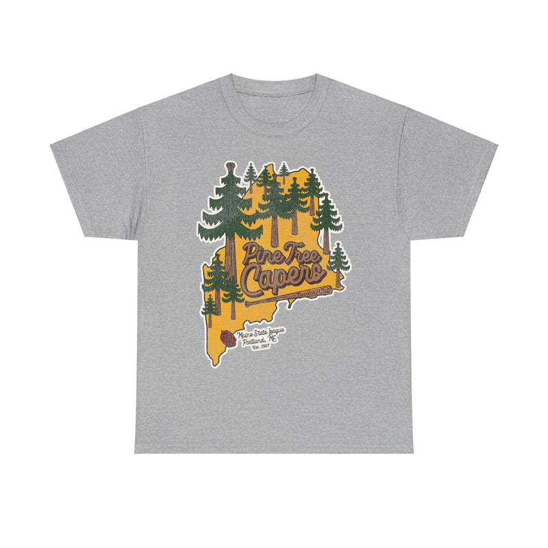 Load image into Gallery viewer, Portland Pine Tree Capers Oregon Retro Baseball Team T-shirt
