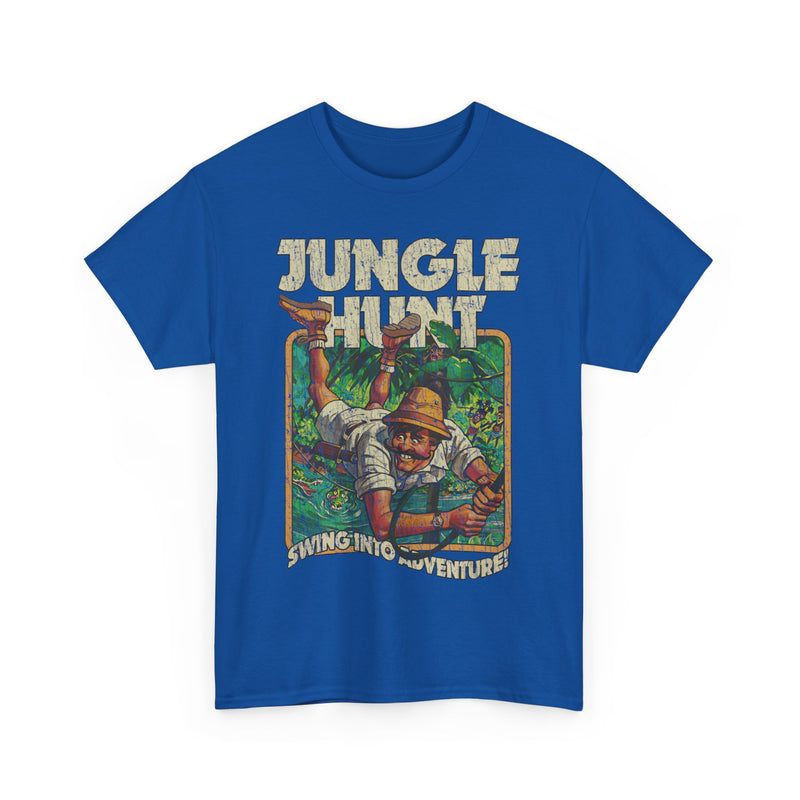 Load image into Gallery viewer, Jungle Hunt Swing Into Adventure 1982 Video Game T-shirt
