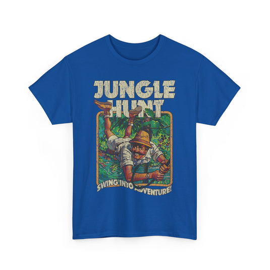 Jungle Hunt Swing Into Adventure 1982 Video Game T-shirt