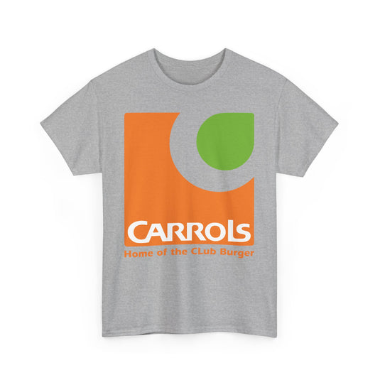 Carrols Home of Club Burger Vintage Classic Chain Restaurant Logo T-Shirt