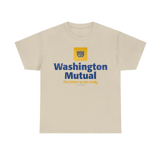 Washington Mutual Bank Nostalgic Throwback Logo T-shirt